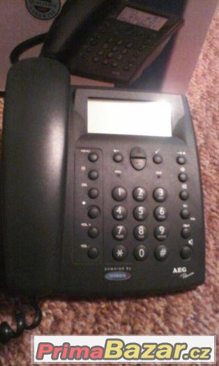 AEG pevný telefon se záznamníkem. 300 Kč. – fotografie 1