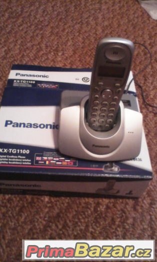 Panasonic bezdrátový telefon na pevnou linku. 300 Kč. – fotografie 2