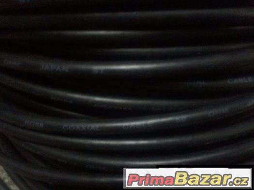 Koaxiální kabel s impedancí 50ohm, typ RG58 - 90m – fotografie 2