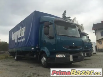 Renault Midlum 12.220 ,dat. 1 reg. 2011,valník s čelem 1,5tu