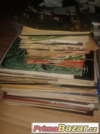 Prodám staré LP desky, 97 kusů, malé a klasické. – fotografie 1