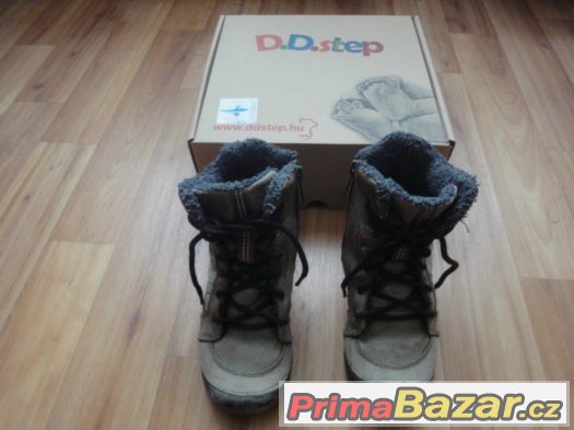 Značkové dětské zimní boty D.D.Step vel. 28. Délka stélky cc – fotografie 1