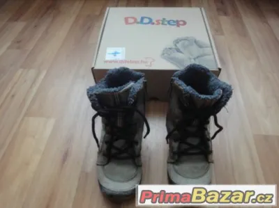Značkové dětské zimní boty D.D.Step vel. 28. Délka stélky cc