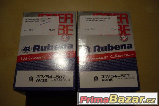 2 x nová duše Rubena 24x1,5-2,1", AV – fotografie 1