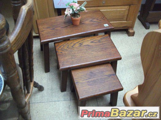 3x stoleček, cena za celou sadu 1400,-Kč – fotografie 1