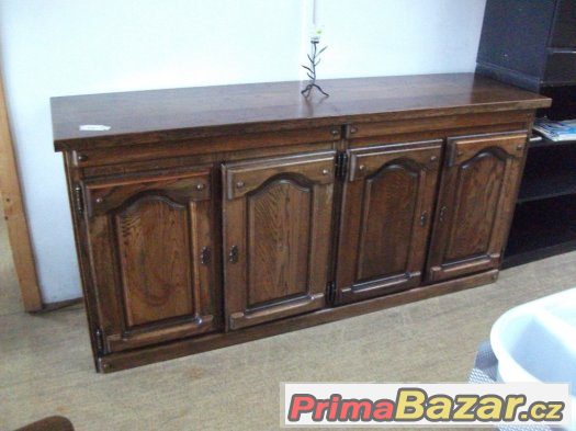 pěkná dlouhá komoda 193cm, cena 7500,-Kč – fotografie 1