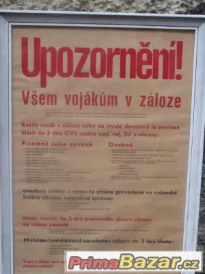 Plakát  kolem roku 1960