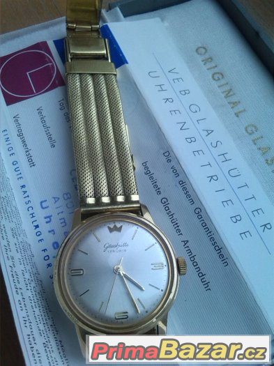 stare hodinky Glashutte Gub Zlacene TOP – fotografie 2