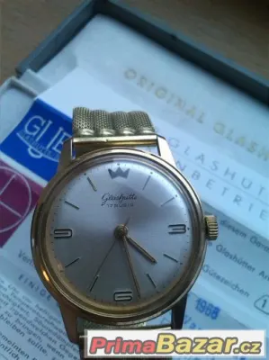 stare hodinky Glashutte Gub Zlacene TOP