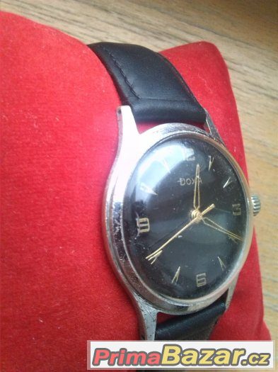 stare hodinky Doxa cerne – fotografie 3