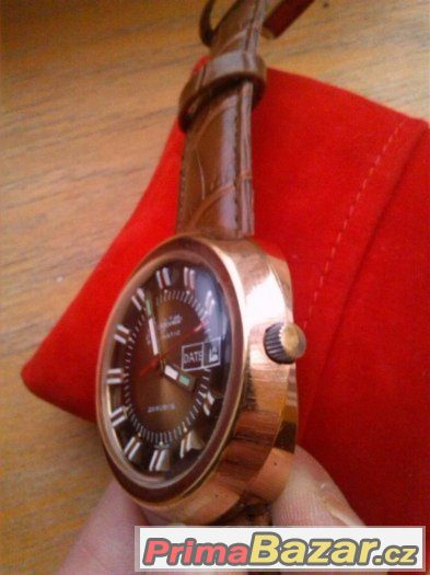 stare hodinky GUB GLASHUTTE SPEZIMATIC ZLACENE – fotografie 2