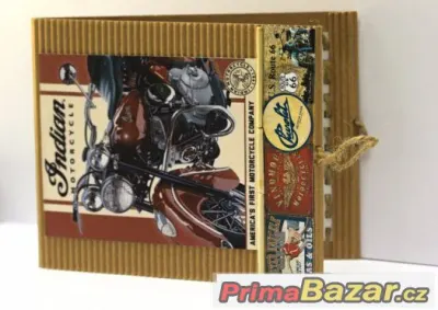 Retro přání "Motorka" - NOVÉ