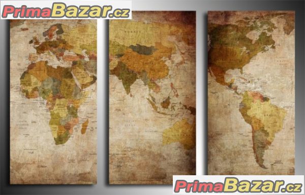 Obraz MAPA SVĚTA – fotografie 1