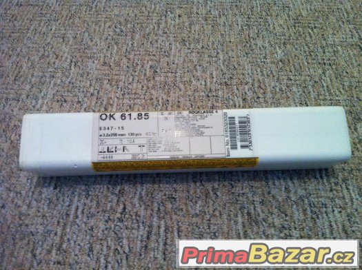 Nerezové elektrody OK 61,85 - 3,2x350mm, hmotnost 4,2kg – fotografie 2