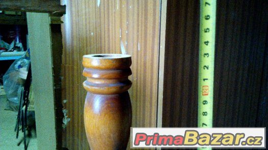 DŘEVĚNÁ LAMPA + 1x DŘEVĚNÝ STOJAN NAVÍC – fotografie 3