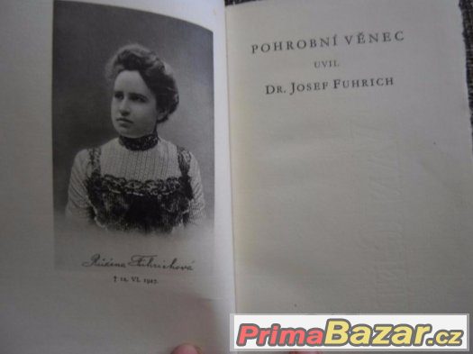 Pohrobní věnec 1927,ruční papír Holland-REZERVOVÁNO – fotografie 1