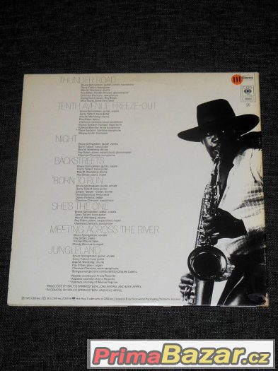 Prodám LP Bruce Springsteen ‎– Born To Run (1975) – fotografie 2