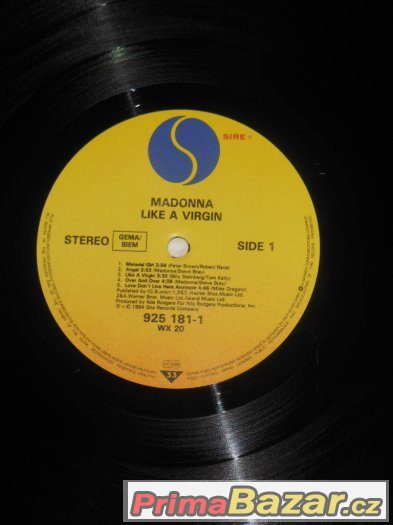 Prodám 3x LP Madonna – fotografie 3
