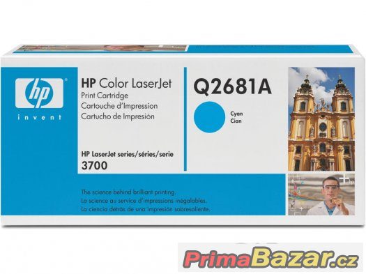 ORIGINÁLNÍ NOVÝ HP 2681A toner pro Lasejet 3700 modrá – fotografie 1