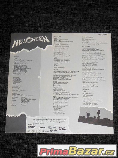 Prodám LP Helloween ‎– Live In The U.K. (1989) – fotografie 3