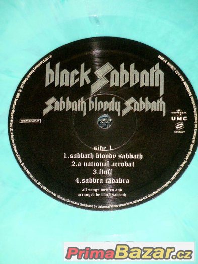 Prodám LP Black Sabbath – Sabbath Bloody Sabbath – fotografie 4