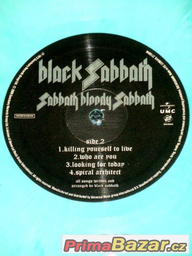 Prodám LP Black Sabbath – Sabbath Bloody Sabbath – fotografie 5