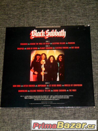 Prodám 2LP Black Sabbath ‎– The Collection (1985) – fotografie 2