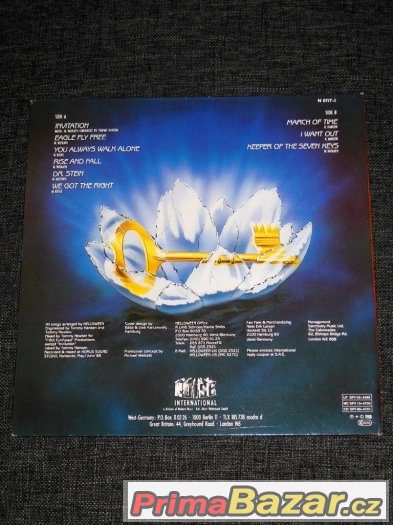 Prodám LP Helloween ‎– Keeper Of The Seven Keys Part II – fotografie 3