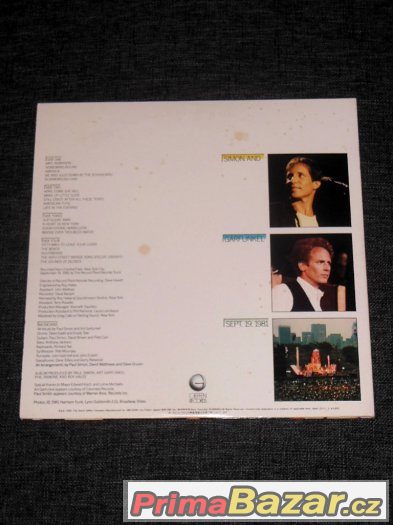 Prodám 2LP Simon & Garfunkel ‎– The Concert In Central Park – fotografie 2