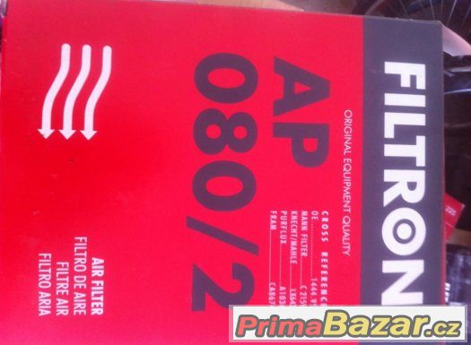 Vzduchový filtr FILTRON AP 080/2 LEVNĚ – fotografie 1