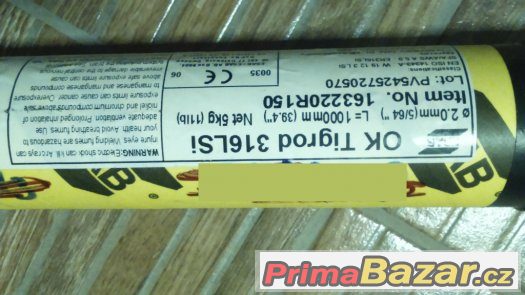 Drát PRO TIG - ESAB OK TIGROD 316L – fotografie 4