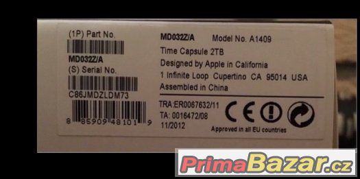 APPLE Time Capsule 2TB. 4. generace, stáří 28 měsíců – fotografie 1