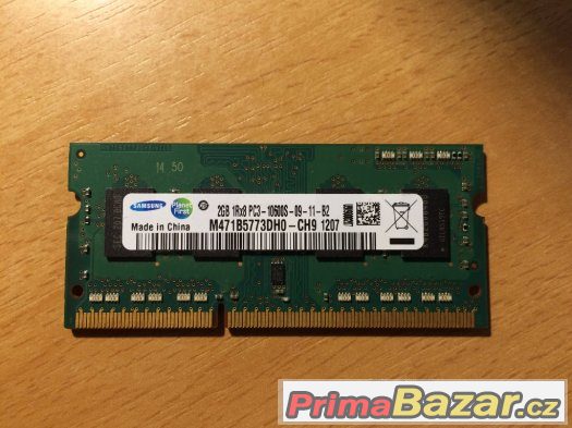 2GB DDR3 do notebooku – fotografie 1