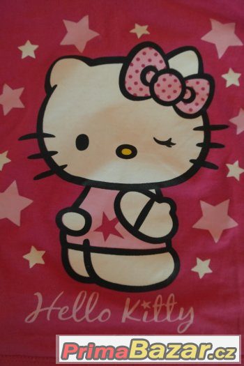 pyžamo hello kitty 98-104 - cca 3-4 roky+ – fotografie 3