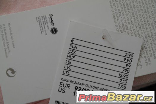 NOVÉ RUKAVICE HELLO KITTY Z H&M - 1-4 ROKY – fotografie 3