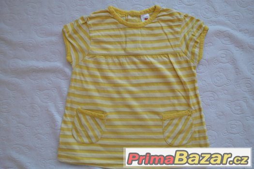 pěkné tuničkovité tričko baby club,vel.80-holka 9-12++mes – fotografie 1