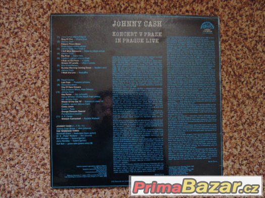 Vinyl Johnny Cash-Live in Prague – fotografie 3