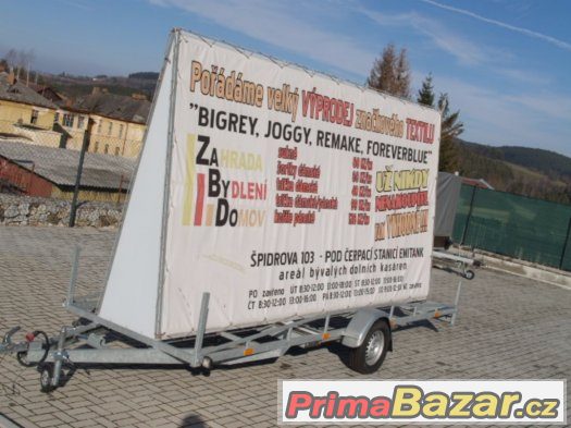 Prodám přívěs - nosič reklamní plochy – fotografie 1