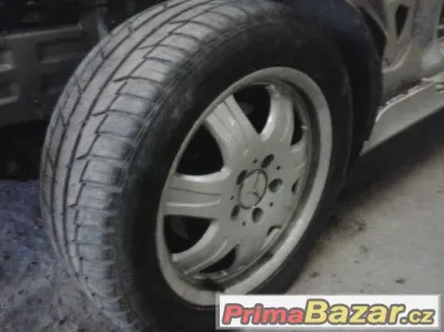 Sada limcovych alu 16" mercedes , obuto letni pneu 75%