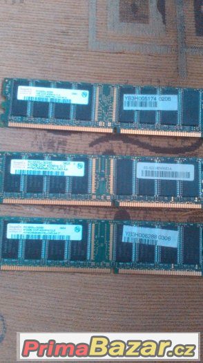 2x 512 MB 1x 1GB RAM DDR – fotografie 3