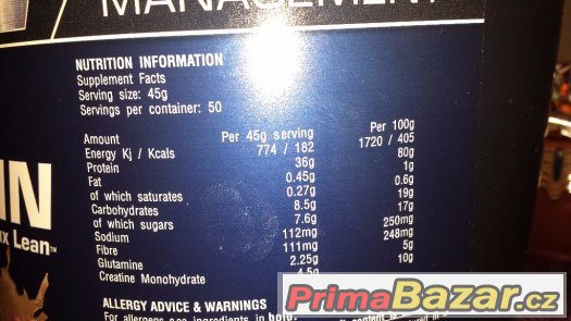 Whey protein 2,25kg – fotografie 2