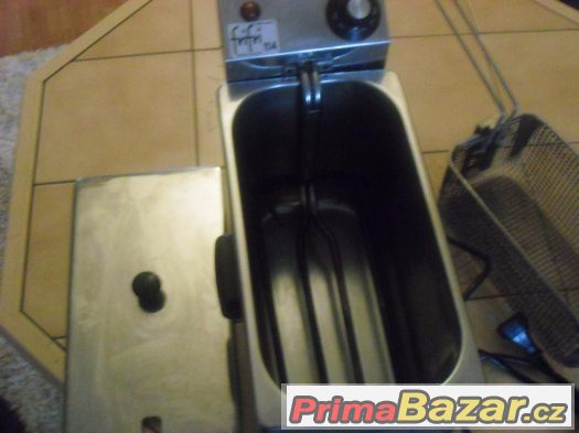 profi friták nerez pro prodejce smažených jídel – fotografie 2