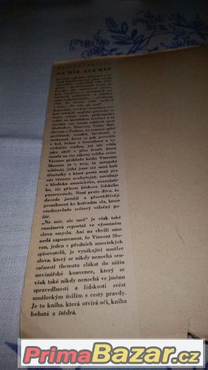 Prodám knihu Ne mír ale meč – fotografie 2