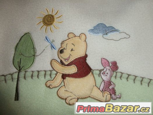 Krásná kojenecká deka s medvídkem Pú - zn. Disney – fotografie 2