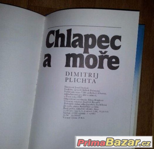 Prodám knihu Chlapec a moře – fotografie 4