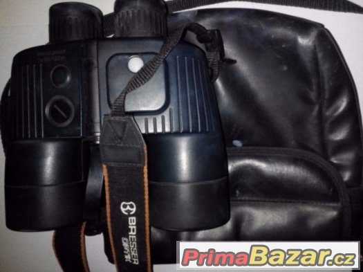 Dalekohled Bresser 7x50 námořní a vodotesný do 5m kompas – fotografie 1
