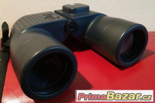 Dalekohled Bresser 7x50 námořní a vodotesný do 5m kompas – fotografie 5