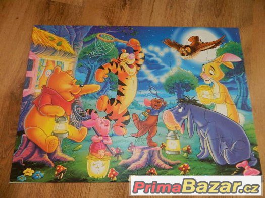 Ravensburger MAXI puzzle Mašinka Tomáš, Medvídek Pú – fotografie 1