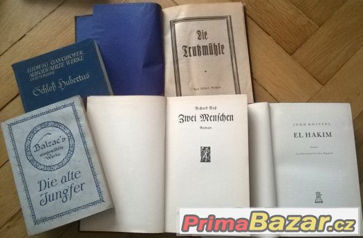 5X STARÁ NĚMECKÁ KNIHA-PŘEDVÁLEČNÁ – fotografie 1