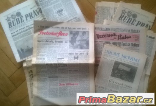 PRODÁM STARÉ NOVINY-24 KS – fotografie 1